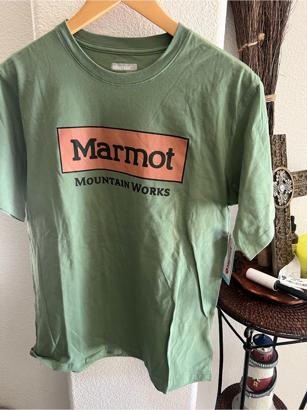 Marmot Green Logo T-Shirt